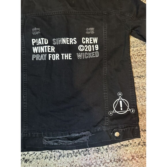 Panic! At The Disco Winter 2019 Pray For The Wicked Tour Jacket in Black Size M - Picture 4 of 5